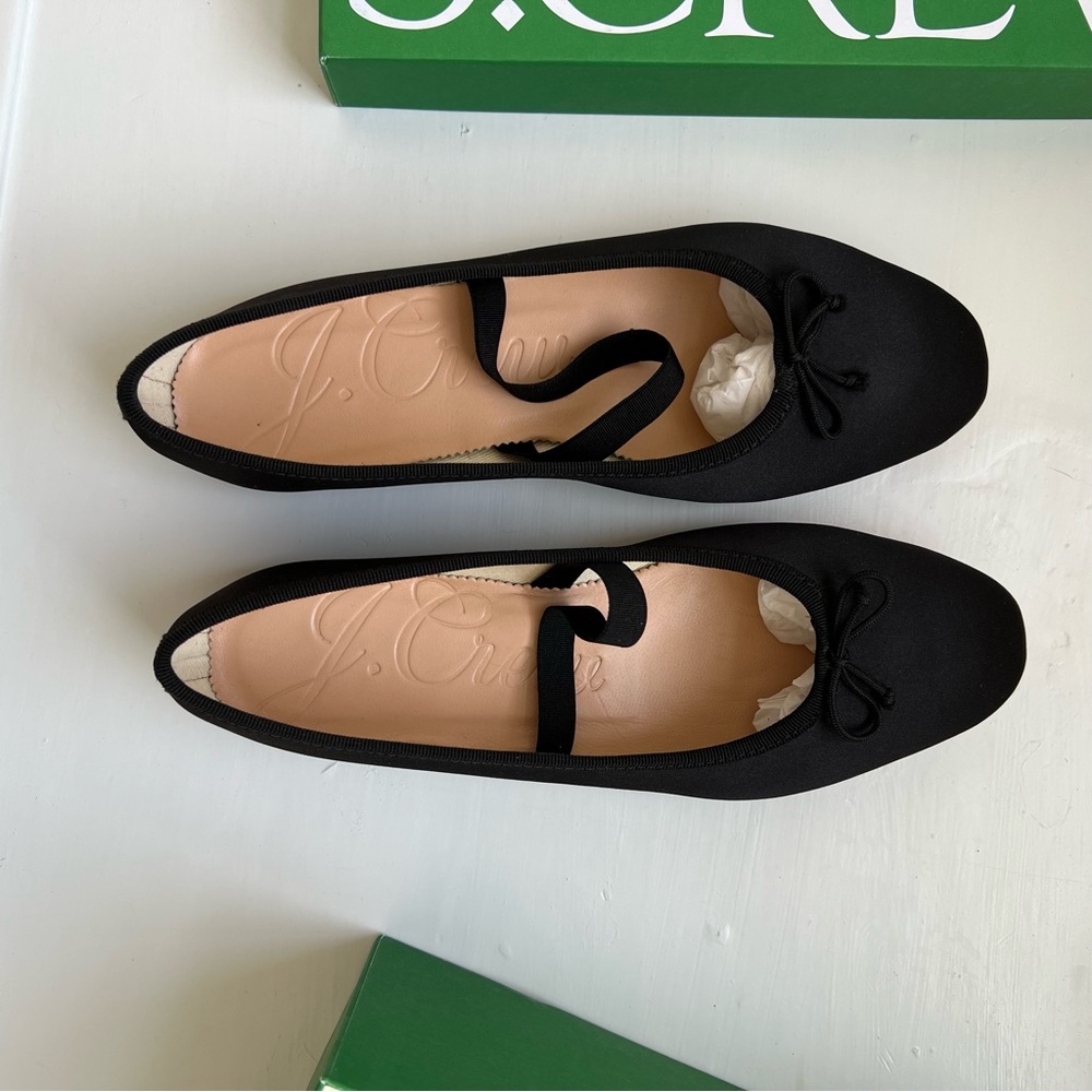 NIB Zoe Ballet Flats in Satin